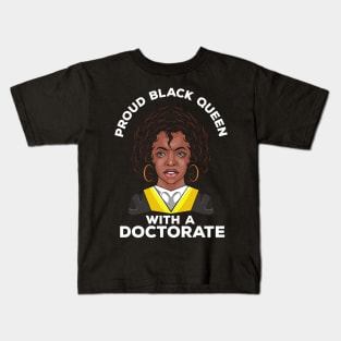 PHD: Black Doctorate Gift Kids T-Shirt